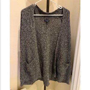 American eagle Gray knit cardigan
